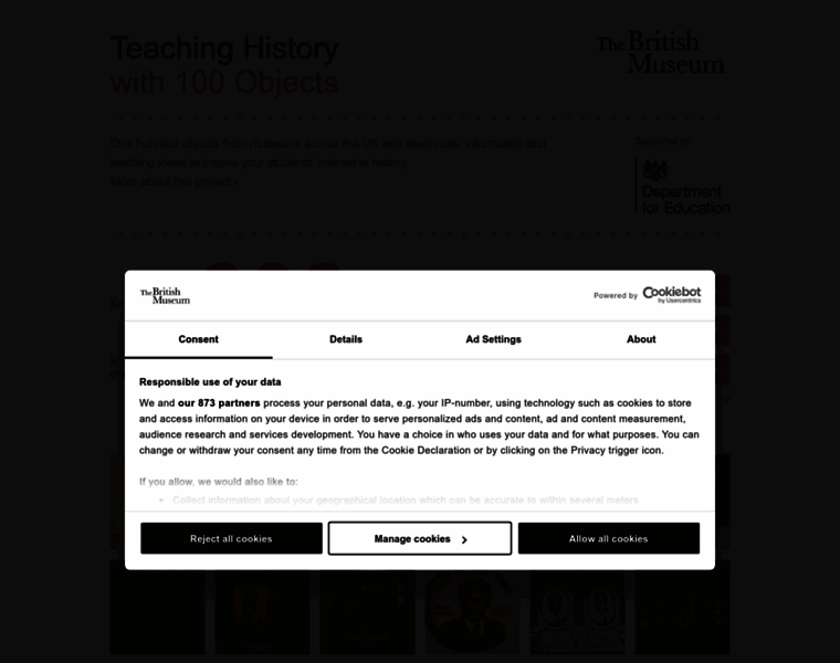 Teachinghistory100.org thumbnail