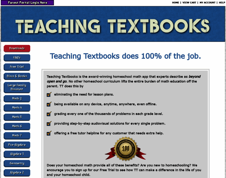 Teachingtextbooks.com thumbnail