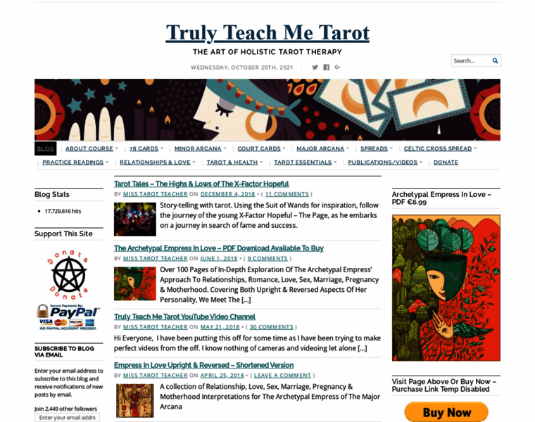 Teachmetarot.com thumbnail