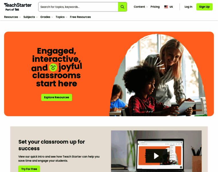 Teachstarter.com thumbnail Teachstarter.com thumbnail