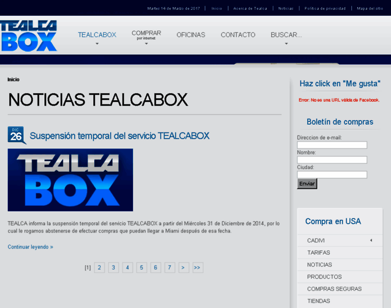 Tealcabox.tealca.com thumbnail