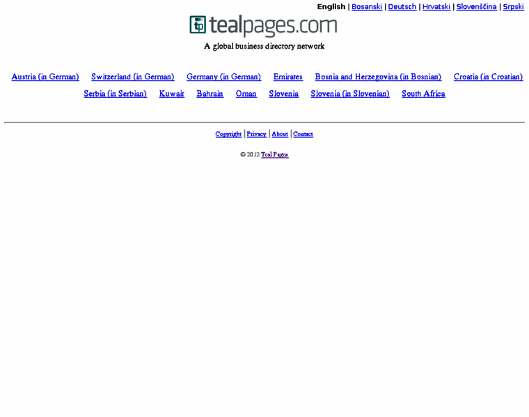 Tealpages.com thumbnail
