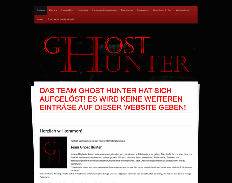 Team-ghosthunter.de thumbnail