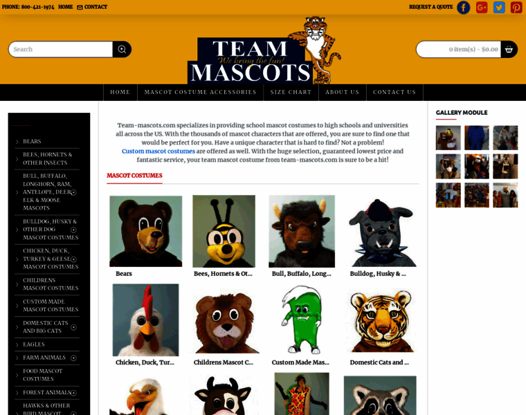 Team-mascots.com thumbnail