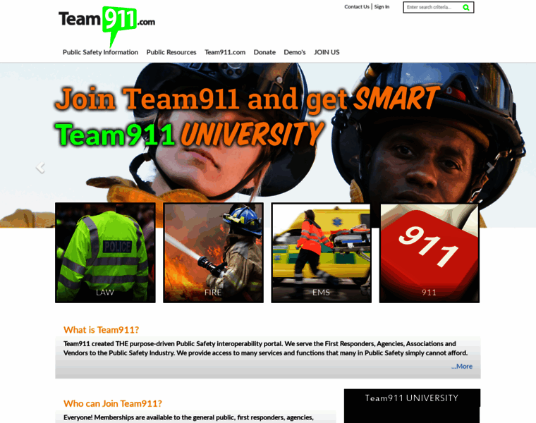 Team911.com thumbnail
