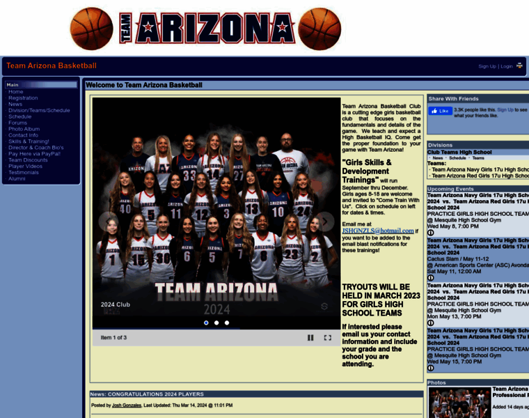Teamarizonabasketball.com thumbnail