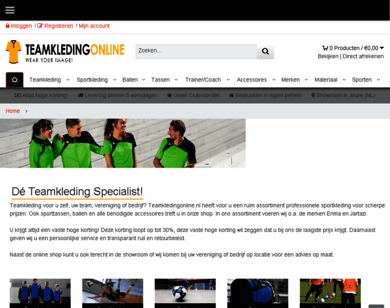Teamkledingonline.nl thumbnail