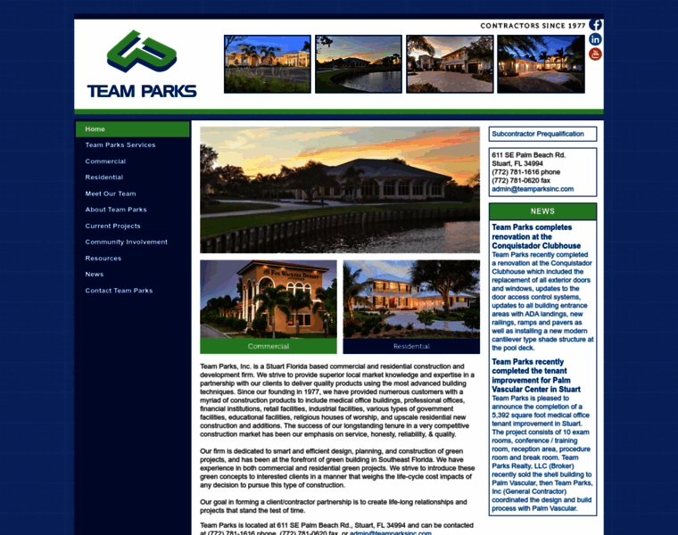Teamparksinc.com thumbnail