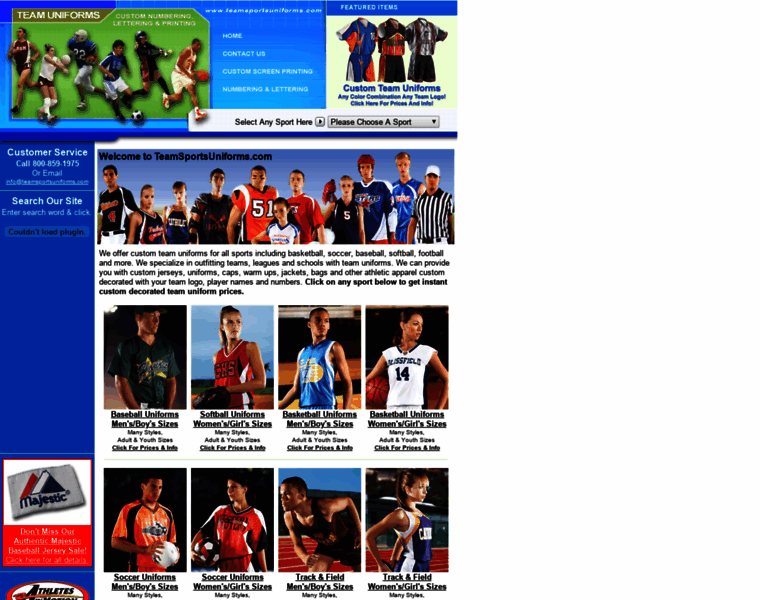 Teamsportsuniforms.com thumbnail