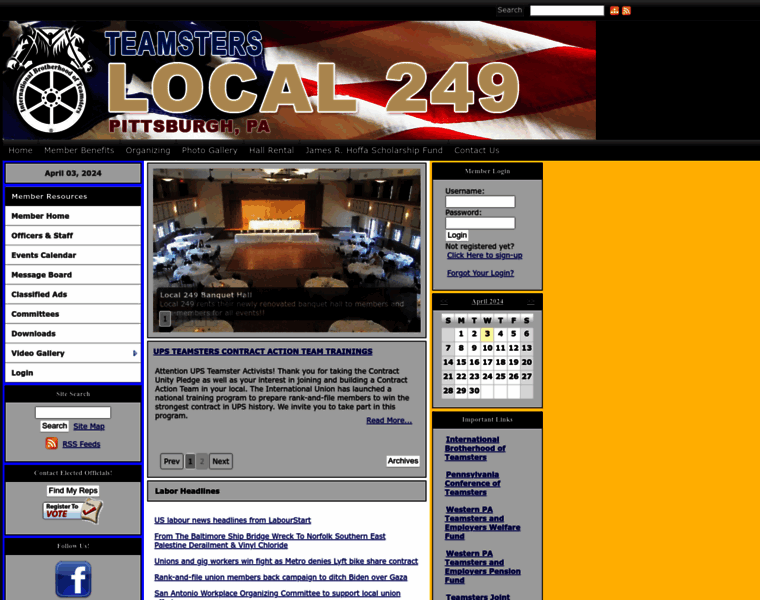 Teamsterslocal249.org thumbnail
