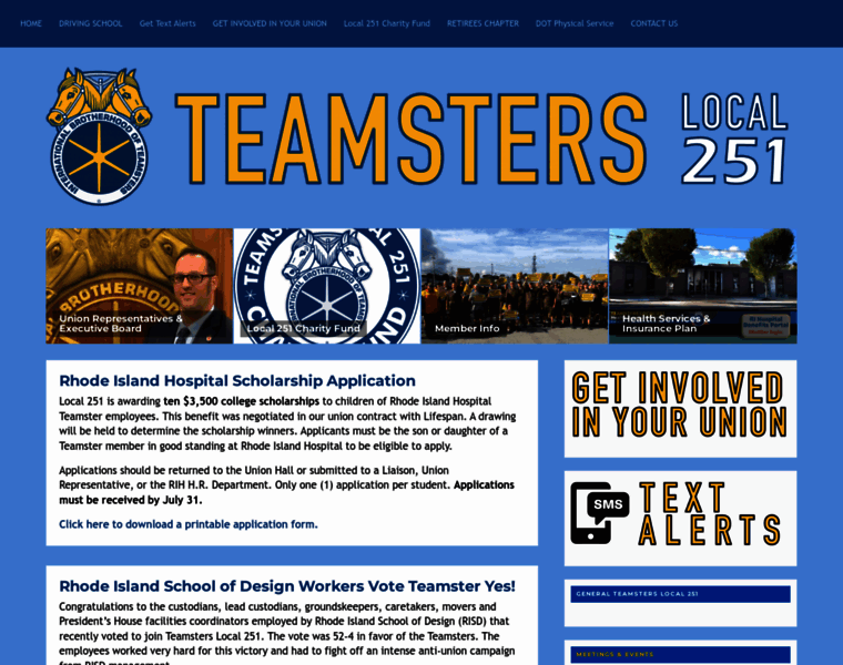 Teamsterslocal251.org thumbnail