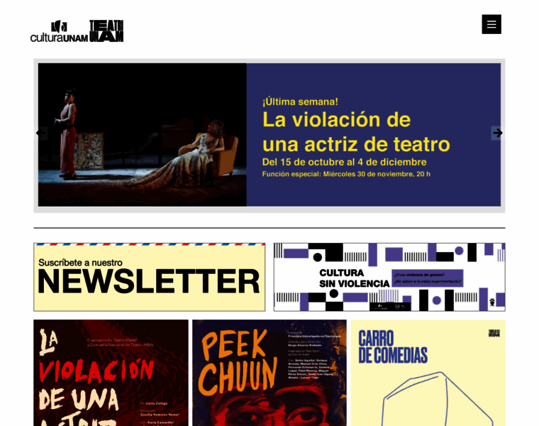 Teatrounam.com.mx thumbnail