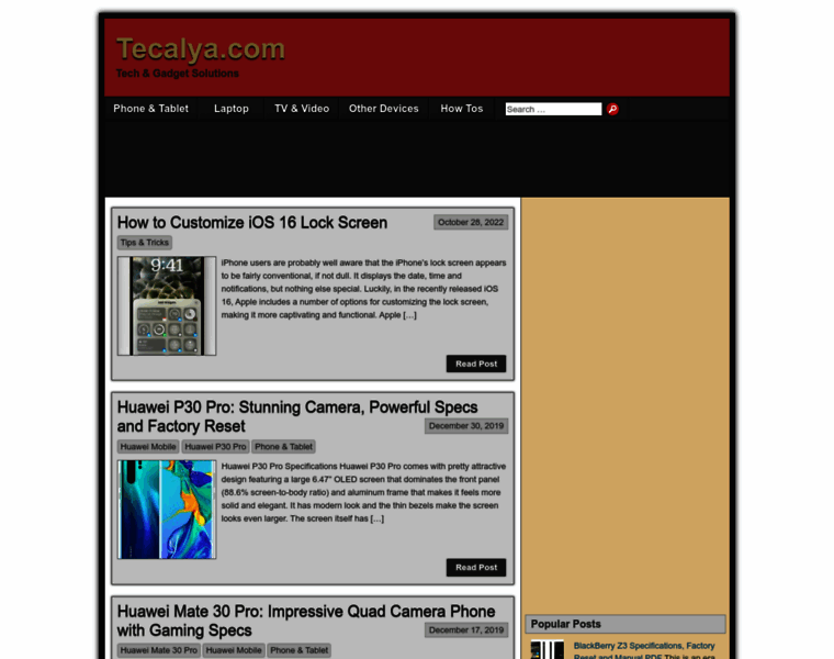 Tecalya.com thumbnail