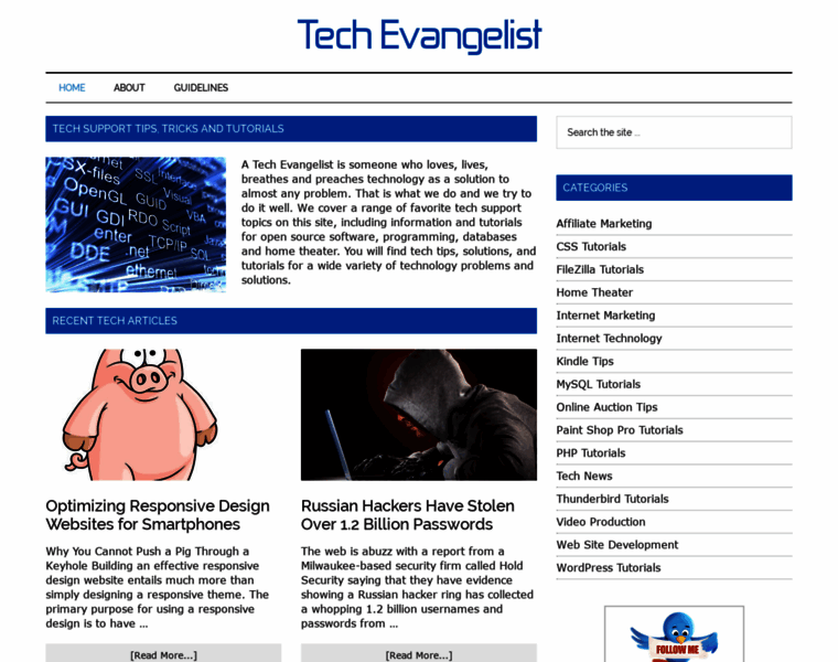 Tech-evangelist.com thumbnail