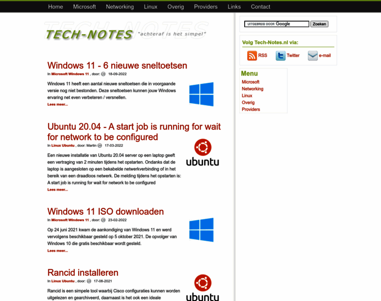 Tech-notes.nl thumbnail