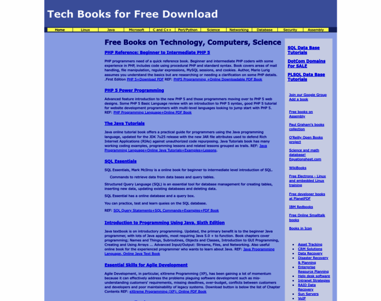 Techbooksforfree.com thumbnail