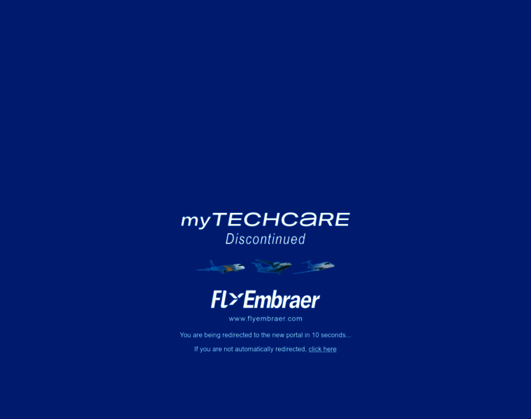 Techcare.embraer.com thumbnail