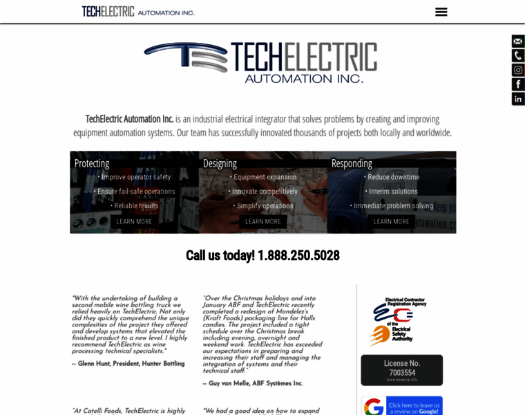 Techelectricautomation.com thumbnail