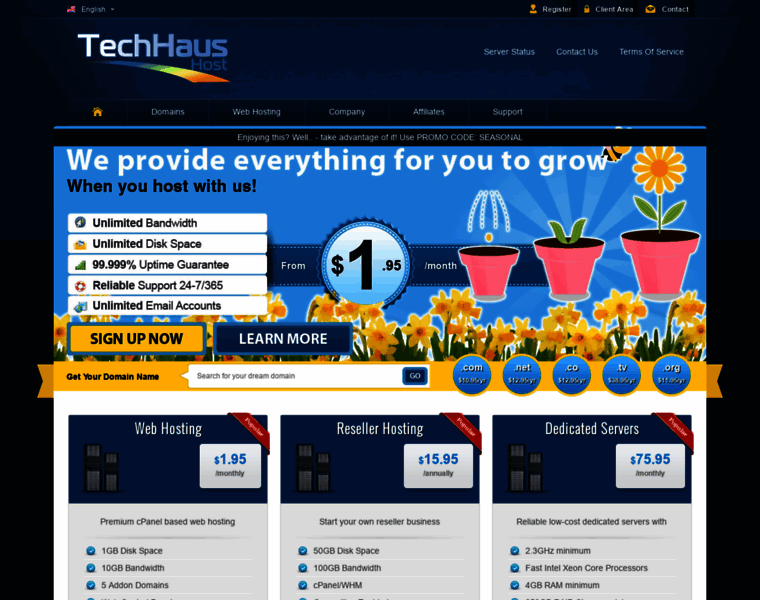 Techhaushost.com thumbnail