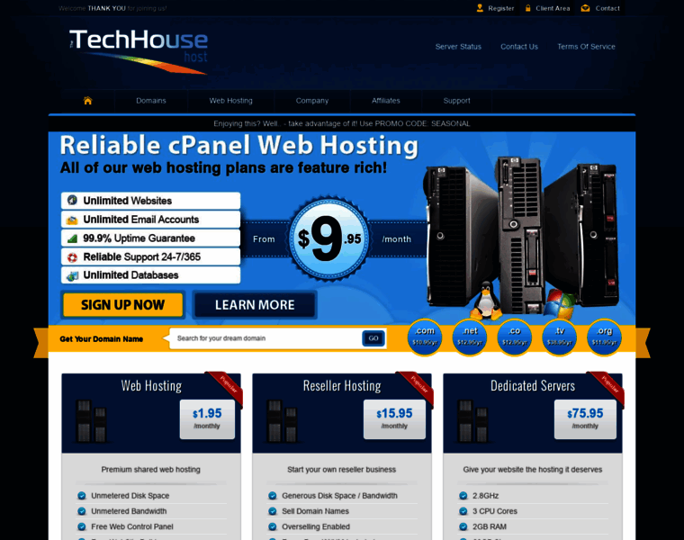 Techhousehost.com thumbnail