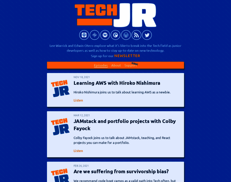 Techjr.dev thumbnail