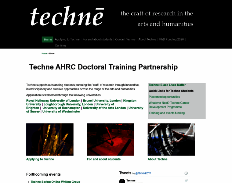 Techne.ac.uk thumbnail