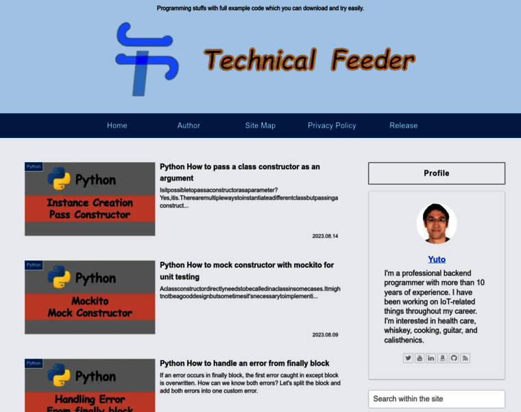 Technicalfeeder.com thumbnail