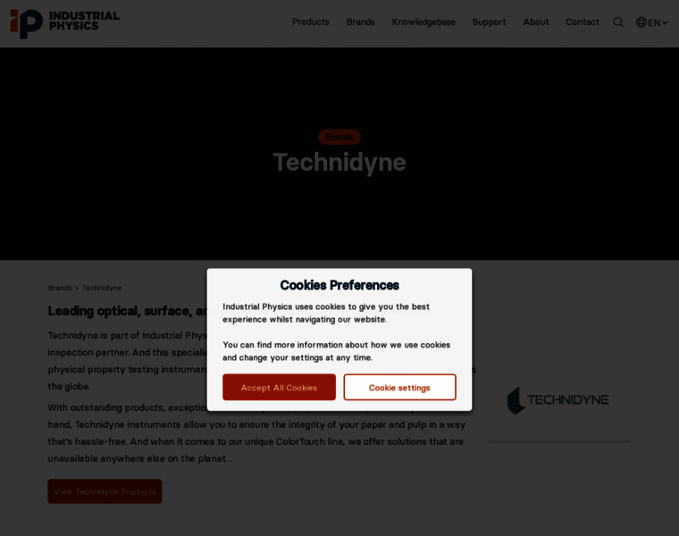 Technidyne.com thumbnail
