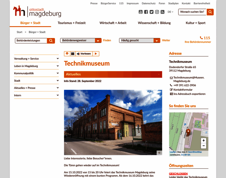 Technikmuseum-magdeburg.de thumbnail