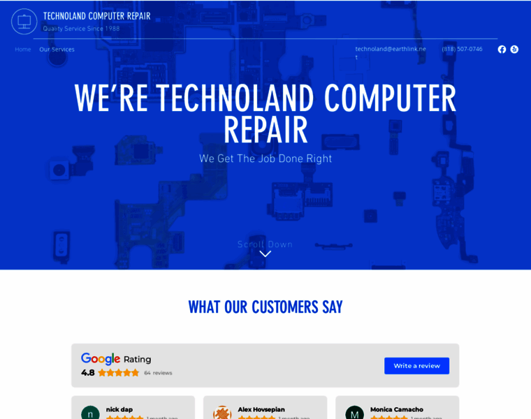 Technolandrepairs.com thumbnail