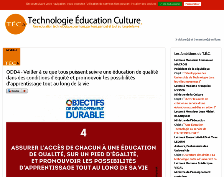Technologieeducationculture.fr thumbnail
