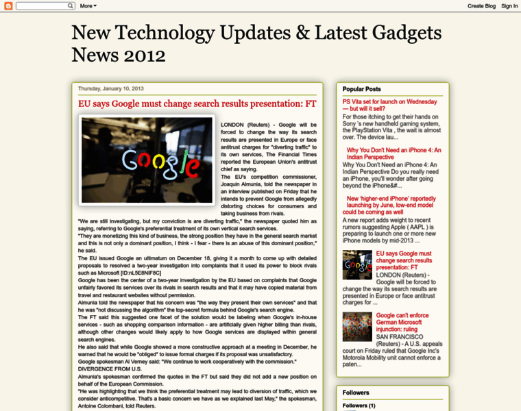 Technologies-updates-reviews.blogspot.in thumbnail