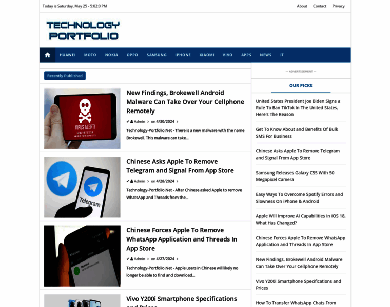 Technology-portfolio.net thumbnail
