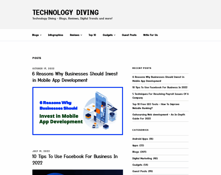 Technologydiving.com thumbnail
