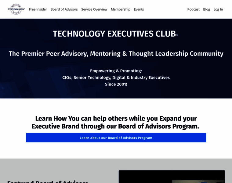 Technologyexecutivesclub.com thumbnail