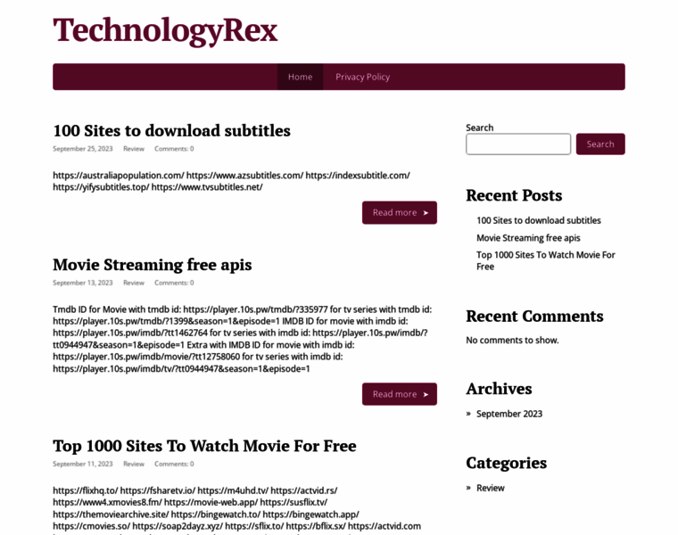 Technologyrex.us thumbnail