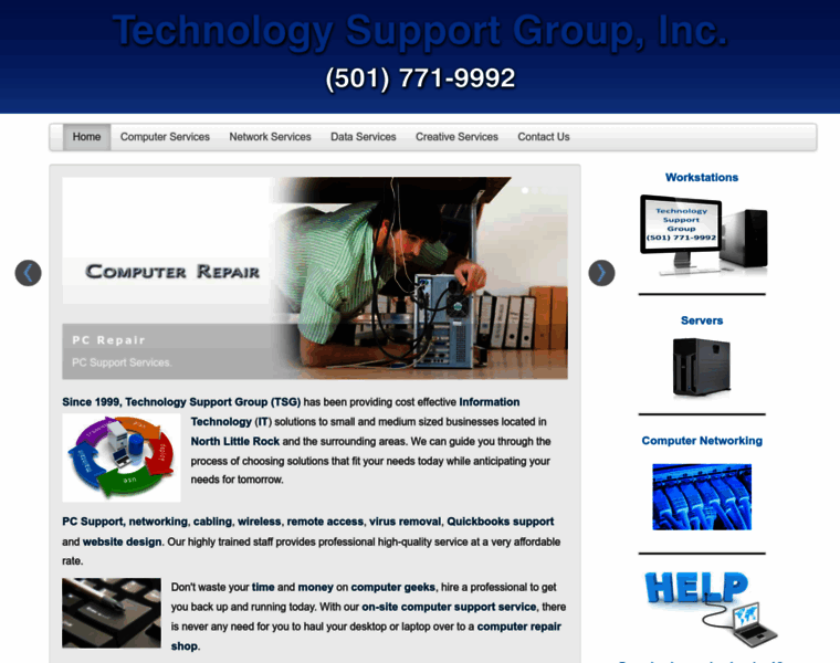 Technologysupportgroup.com thumbnail