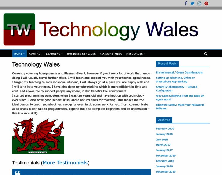 Technologywales.co.uk thumbnail