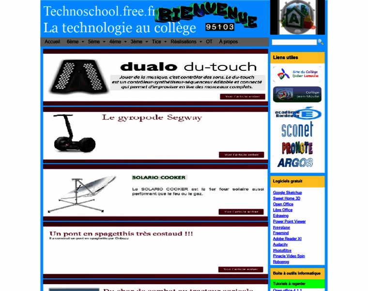 Technoschool.free.fr thumbnail