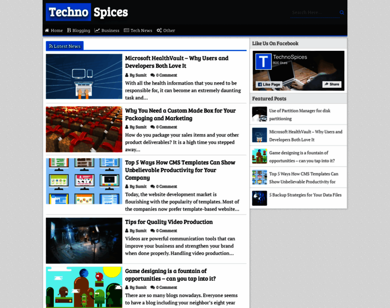 Technospices.com thumbnail