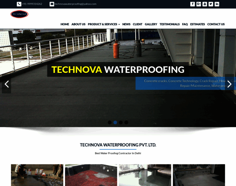 Technovawaterproofing.com thumbnail