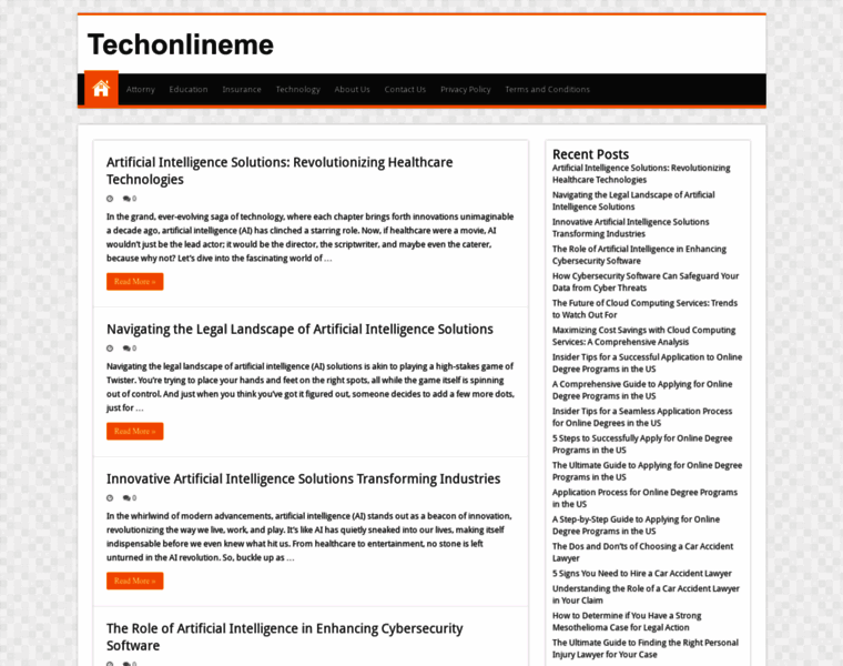 Techonlineme.com thumbnail
