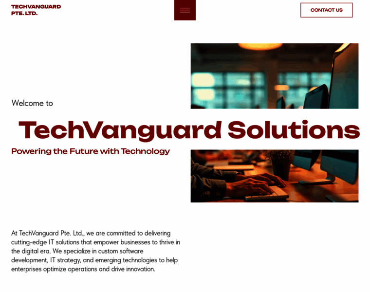 techvanguardsolutions.com at WI. TechVanguard Pte. Ltd