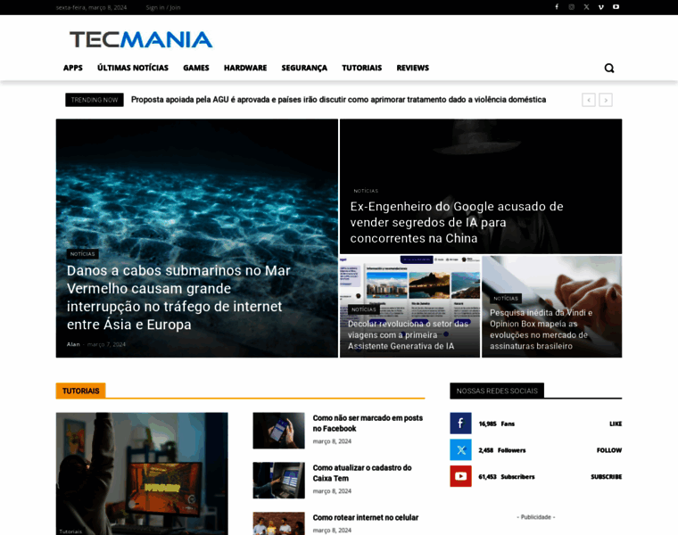 Tecmania.com.br thumbnail