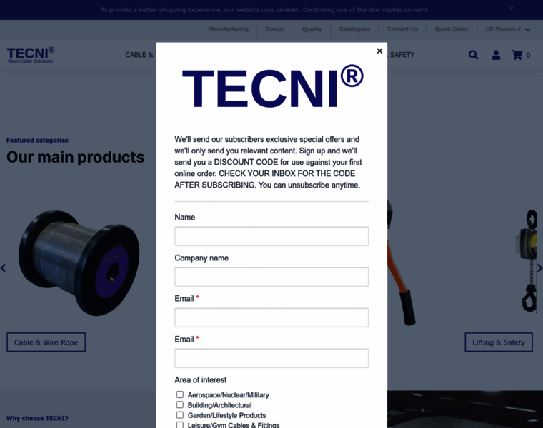 Tecni-cable.co.uk thumbnail