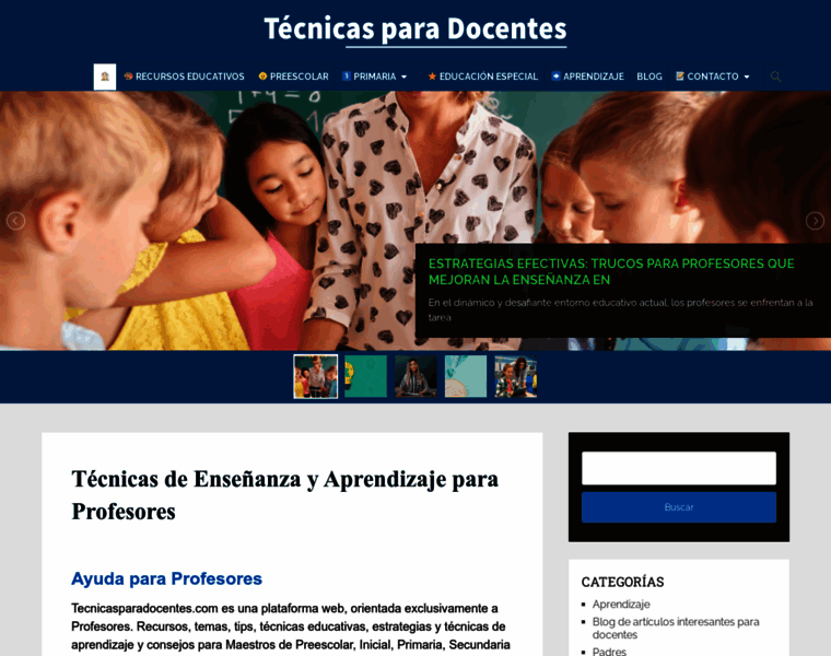 Tecnicasparadocentes.com thumbnail