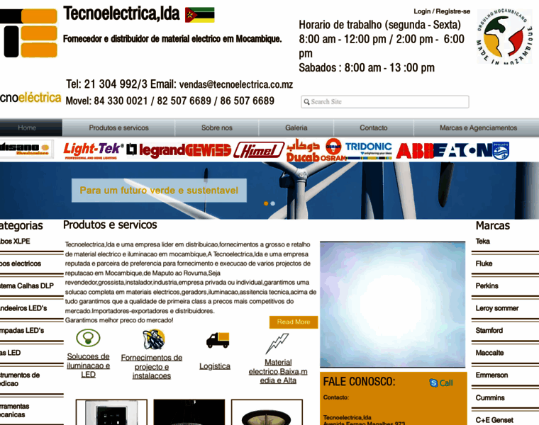 Tecnoelectrica-mz.com thumbnail
