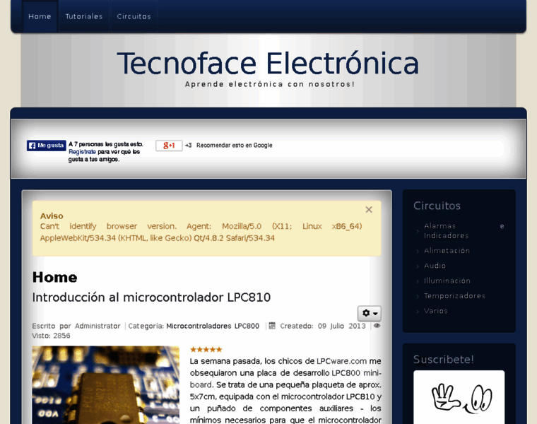 Tecnoface.com thumbnail