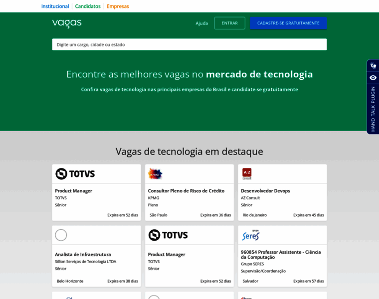 Tecnologia.vagas.com.br thumbnail