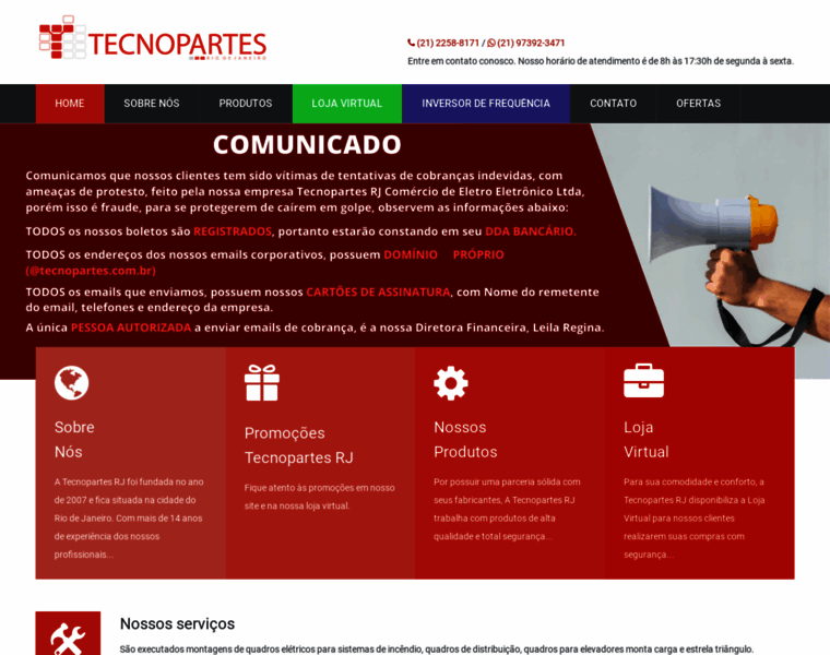 Tecnopartes.com.br thumbnail